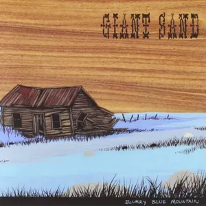 Blurry blue mountain